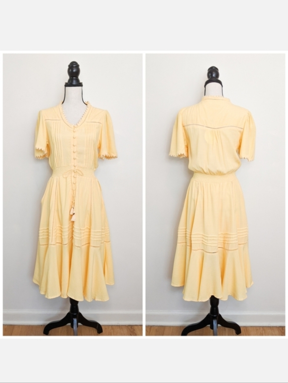 🦋LAST🦋 NWT Tulle & Batiste Monaco Midi Dress, Size Large